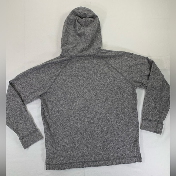 American Eagle 🦅 Unisex Warm Pullover Grey and Charcoal Hoodie Size M - Picture 9 of 10
